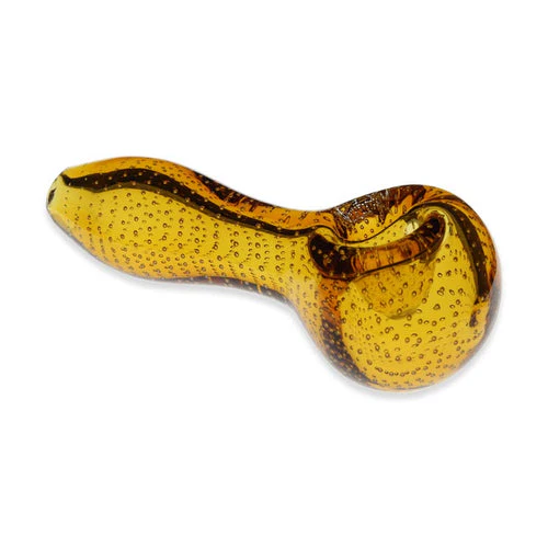 Suspended Bubbles Glass Spoon Pipe - 4" - Image 4