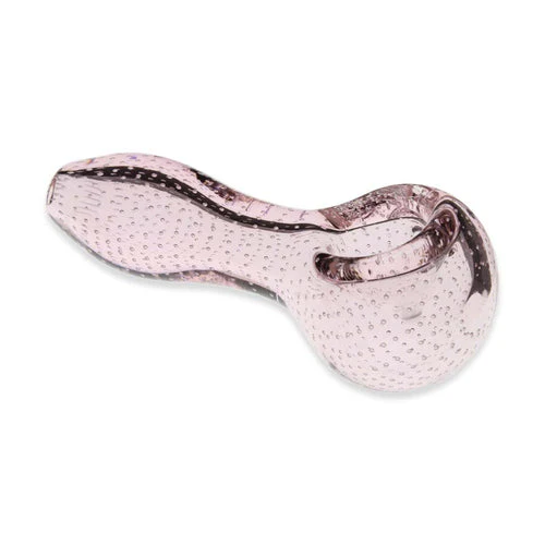 Suspended Bubbles Glass Spoon Pipe - 4" - Image 5