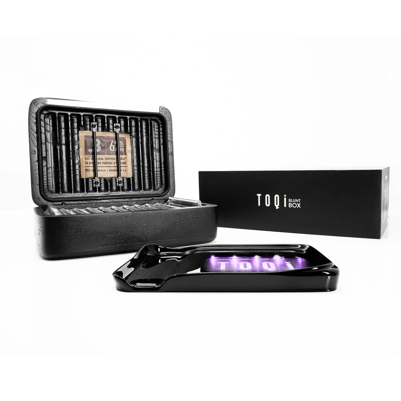 TOQi - Blunt Box with LED Tray & Humidity Control - Image 4
