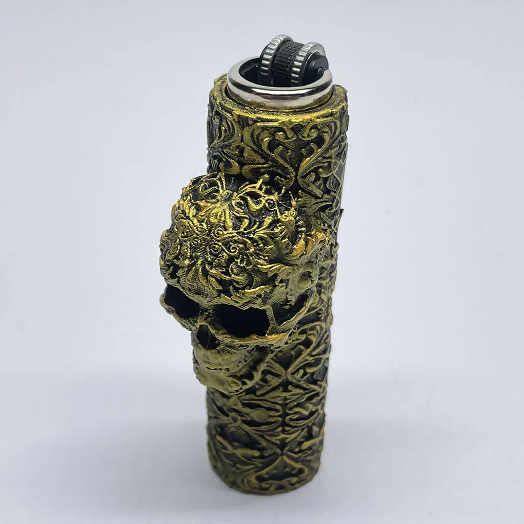 Unique Skull Case Cover for Mini Clipper Lighter - Image 5