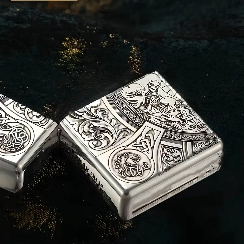 Vintage Celtic Knight Lighter Case - Image 3