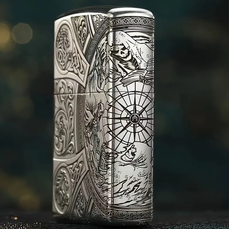 Vintage Celtic Knight Lighter Case - Image 4