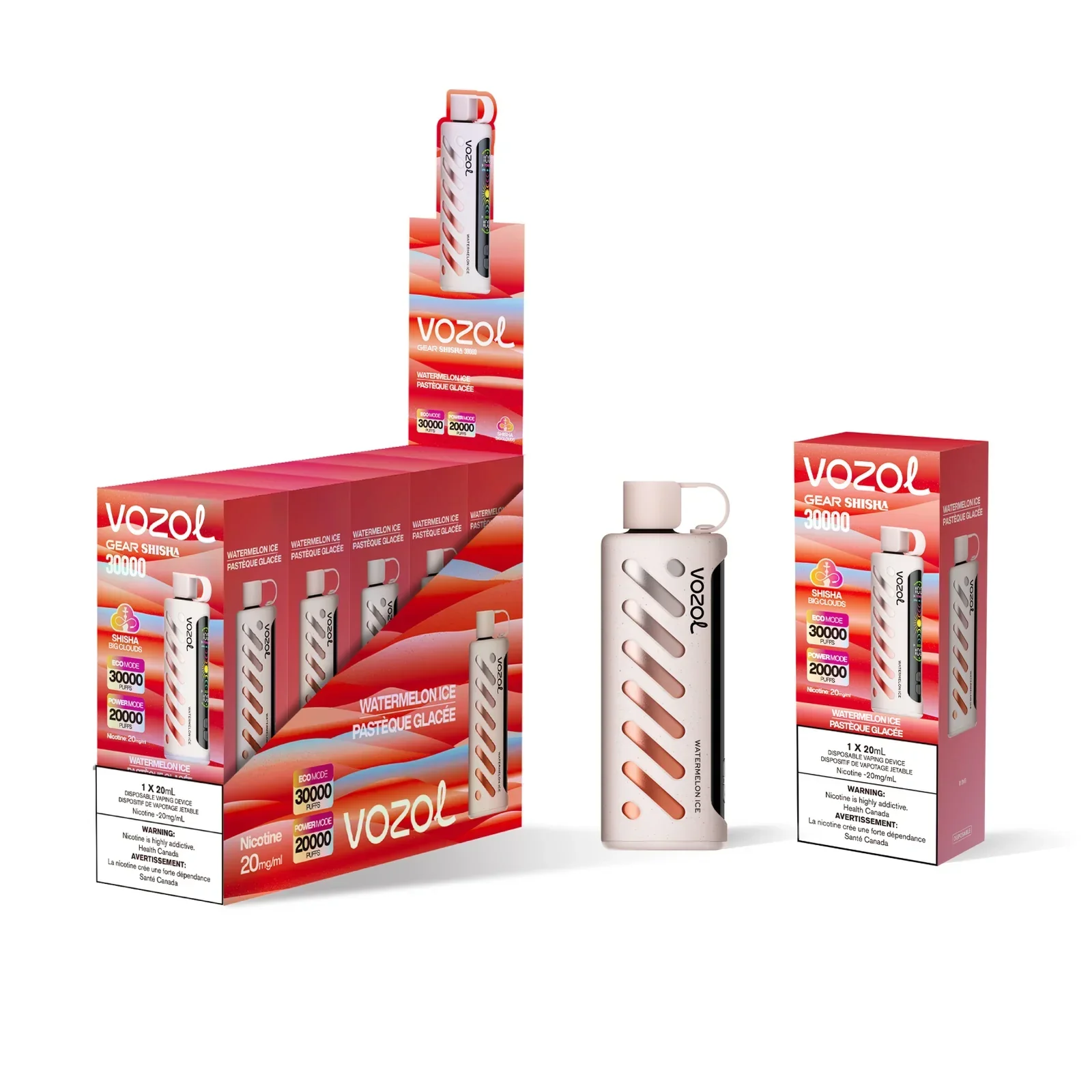 [CLEARANCE] Vozol Gear Shisha Rechargeable Disposable vape 20mL - Image 7