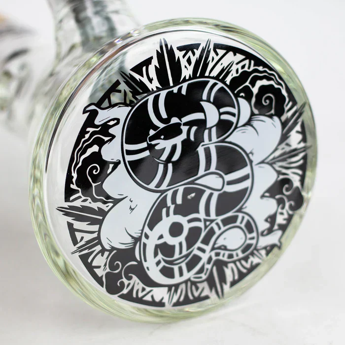 WENEED - 12" 7mm Decal Art Piece Glass Bong - Image 6