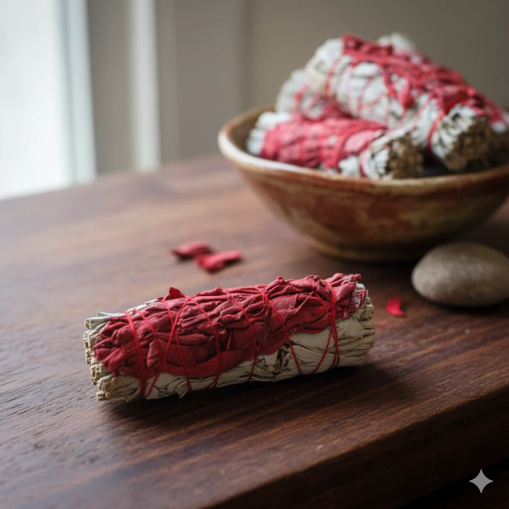 4" White Sage & Dragon's Blood Smudge Stick