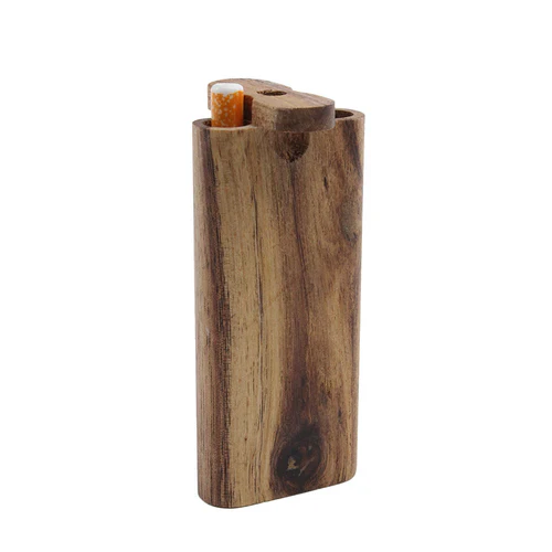 4" Wood Dugout w/ Beech Cigarette Bat - Image 2