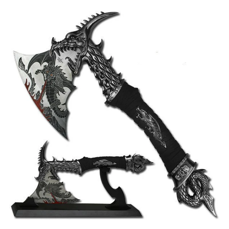 13.5″ Wyrm Overall Cord Wrapped Handle Axe