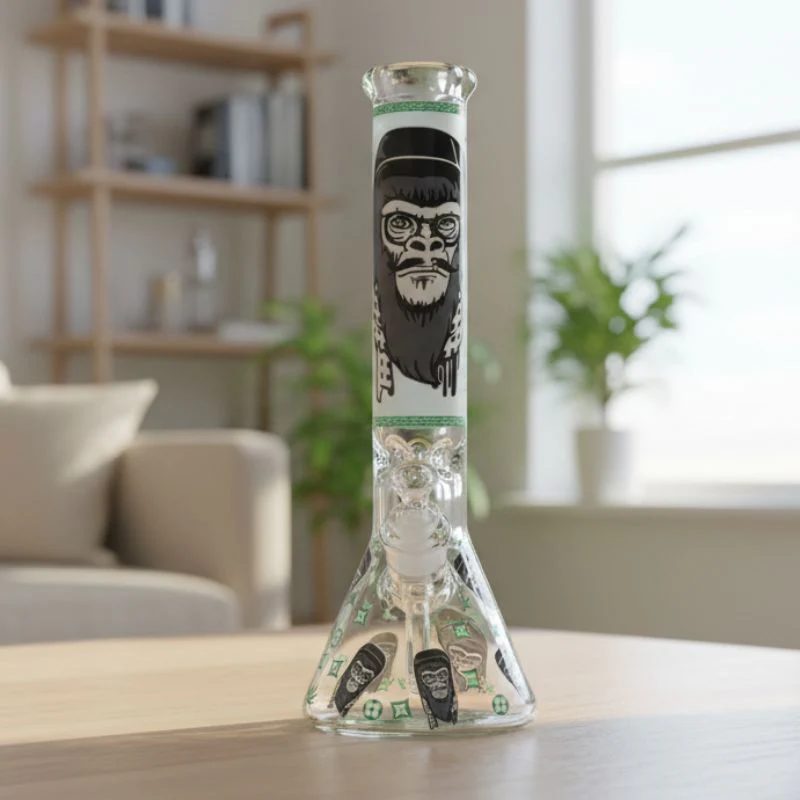 Xtreme 14″ Luxury Pattern 7mm Beaker Bong - Image 4