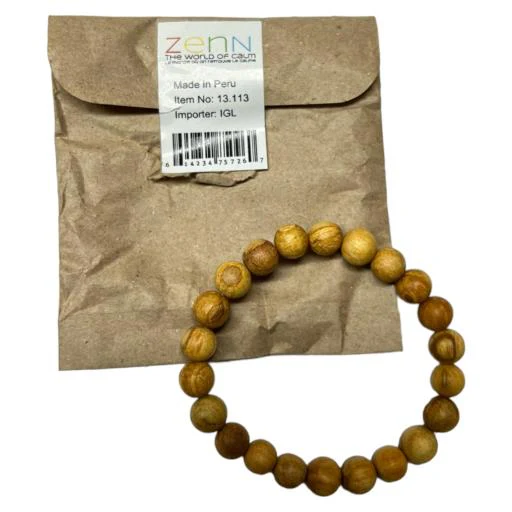 ZenN - 8mm Palo Santo Round Bracelet - Image 3