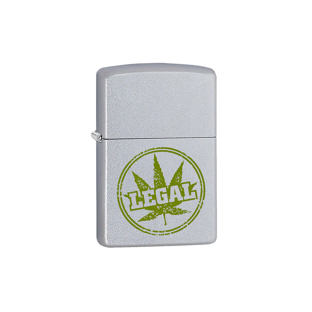 Zippo Lighter - Legal Leaf Stamp - Image 2