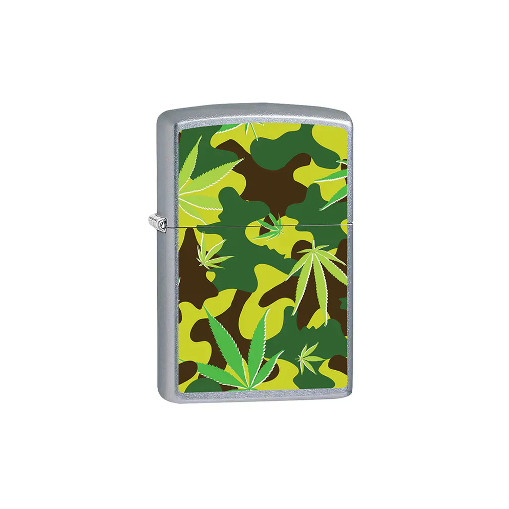 Zippo Lighter - Leaf Green Camo - Image 2