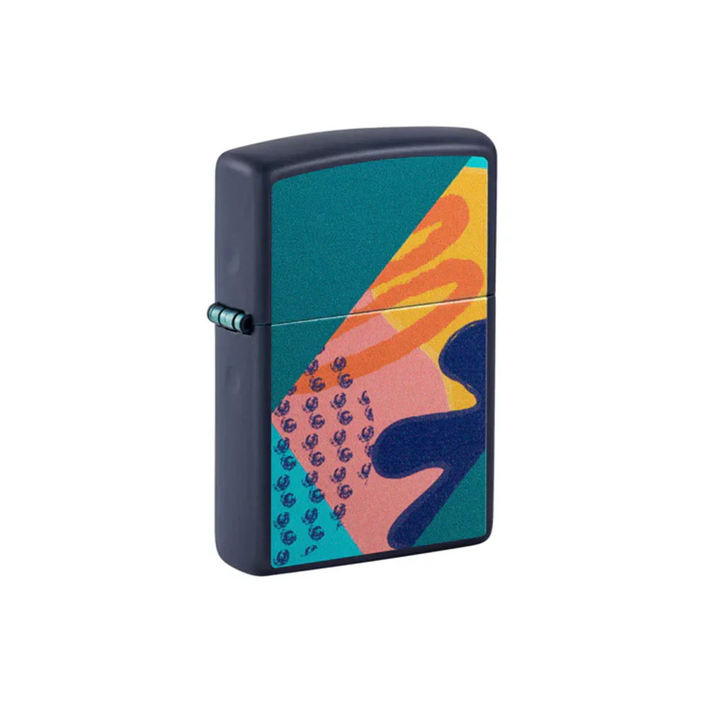 Zippo Lighter - Colorful Pattern Design - Image 2