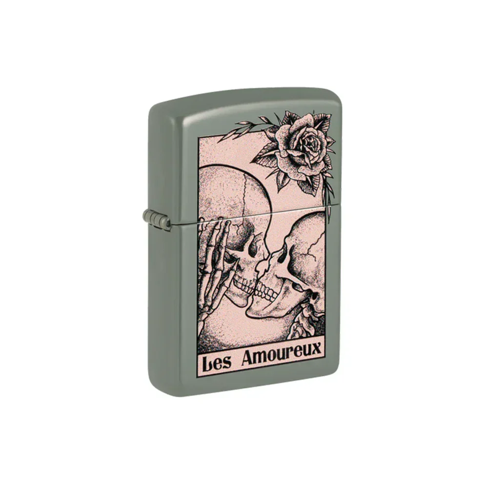 Zippo Lighter - Death Kiss Design - Image 2