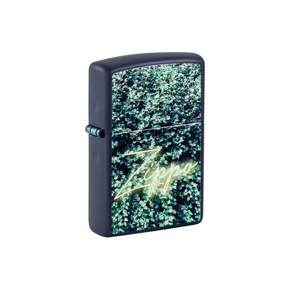 Zippo Lighter - Navy Matte Design - Image 2