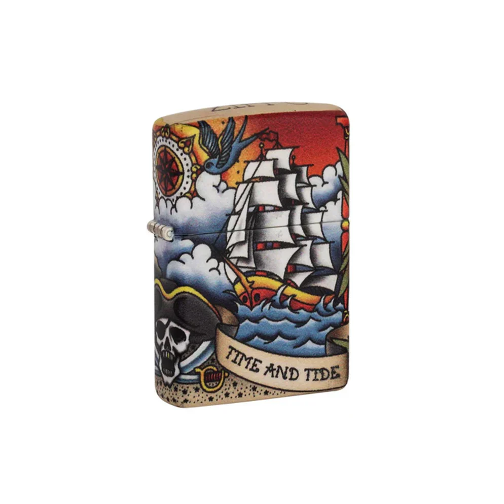 Zippo Lighter - Nautical Tattoo Design - Image 2
